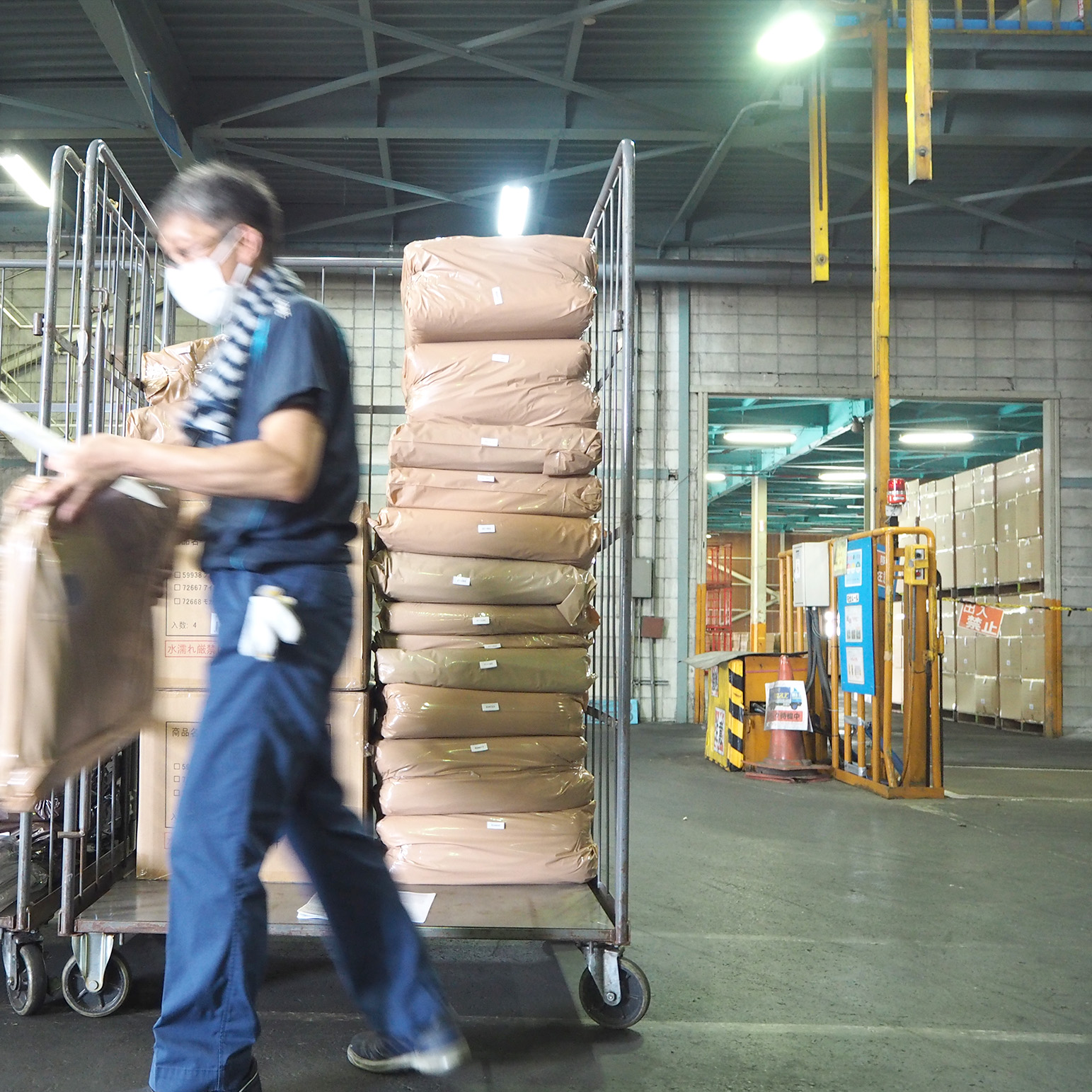 出荷作業の様子